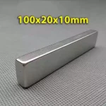 Неодимов магнит, 100x20x10mm клас N52