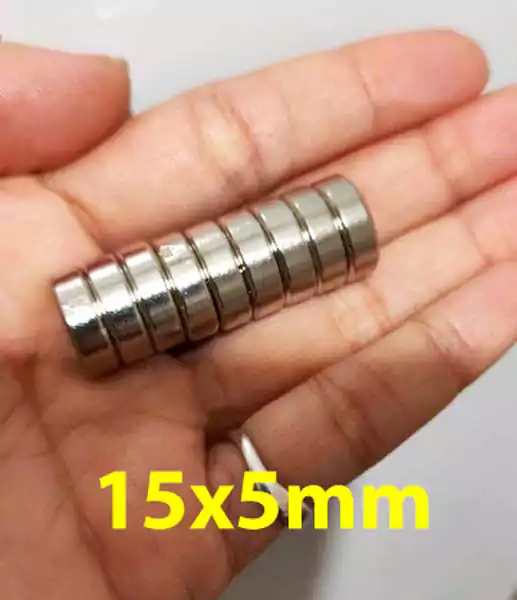 Неодимови магнити 15x5mm