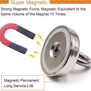Неодимов магнит за магнитен риболов с халка 42mm Magnet fishing