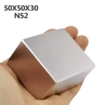 Неодимов магнит 50x50x30mm клас N52