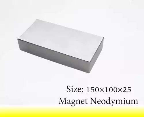 Неодимов магнит 150x100x25mm клас N52