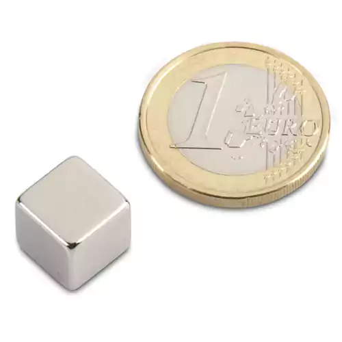 Неодимов магнит 10x10x10mm клас N52 (кубче)